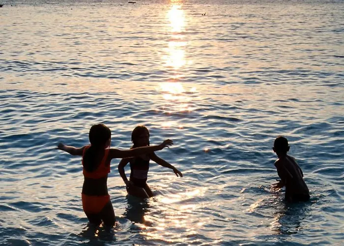 Beachfront With Wonderful Large Terrace Apartment